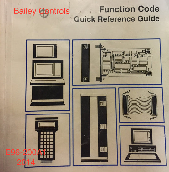 Bailey Controls Function Code Manual CD – Infi90 Controls